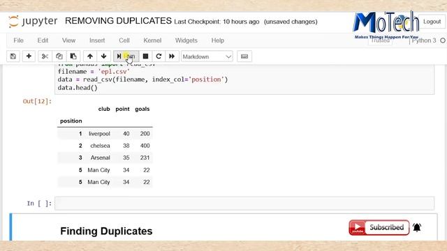 Python Pandas : Dealing With Duplicated Data смотреть онлайн