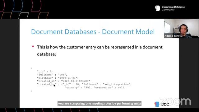 Databases: Switching from relational to document models, an intro | Adamo Tonete | DDC Online Meetu смотреть онлайн