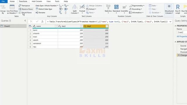 How to Use Transpose Using Power Query In Power Bi Desktop смотреть онлайн