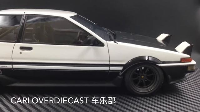 Ignition model 1:18 Toyota Sprinter Trueno (AE86) 2Door GT Apex White/Black (W-Wheel) IG0551 смотреть онлайн