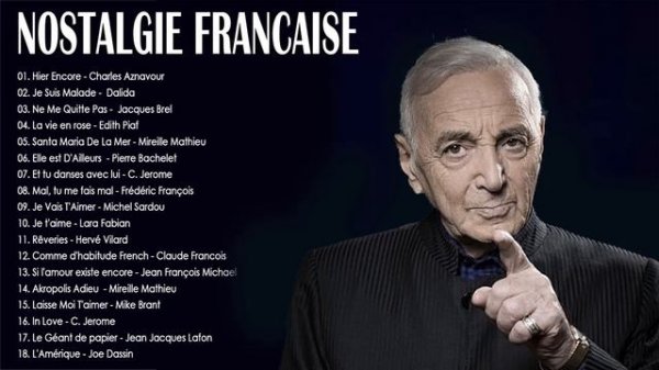 Charles Aznavour, Dalida, Michel Sardou , Jacques Brel - Nostalgie Chansons Francaise 2023