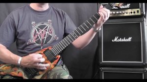 Slayer - Divine Intervention -  guitar and drum cover - all solos