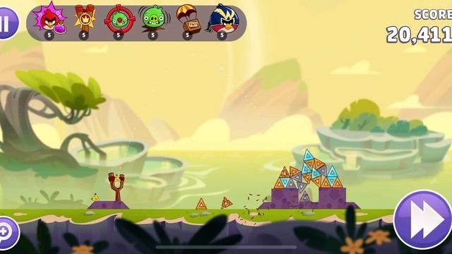 Angry Birds Reloaded: When Birds Fly - Level 24 (3 Stars) IOS Gameplay Walkthrough (HD) смотреть онлайн