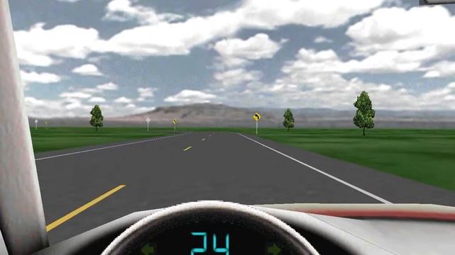 Урок 8 - Загородная дорога. Симулятор вождения Driver's Education '98