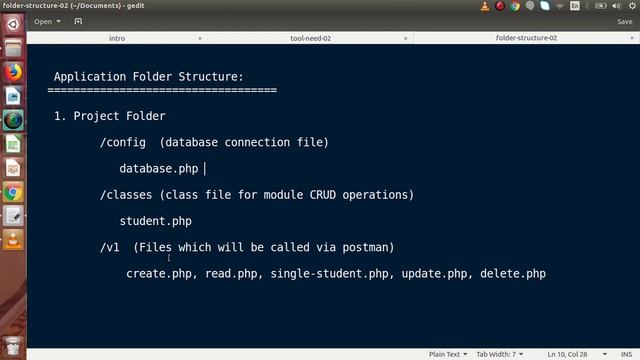 Learn REST APIs development in Core PHP Tutorials for Beginners #2 Tools we Need | Folder Structure смотреть онлайн