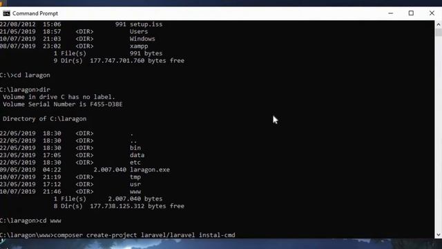 Membuat Project Laravel menggunakan CMD || Laravel Indonesia смотреть онлайн