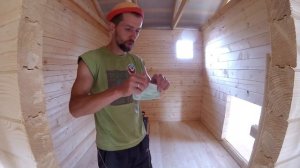 Современная баня из профилированного бруса размером 6х6! От строителя.