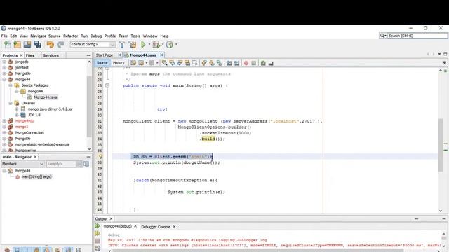 MongoDB Java Tutorial for Beginners 1 - Printing List of Database Name смотреть онлайн