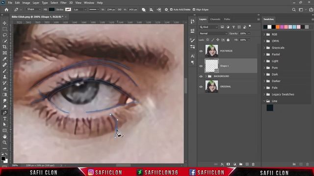 [ Vexel Art ] HOW TO DRAW WITH A MOUSE - PART 1 LINEART смотреть онлайн