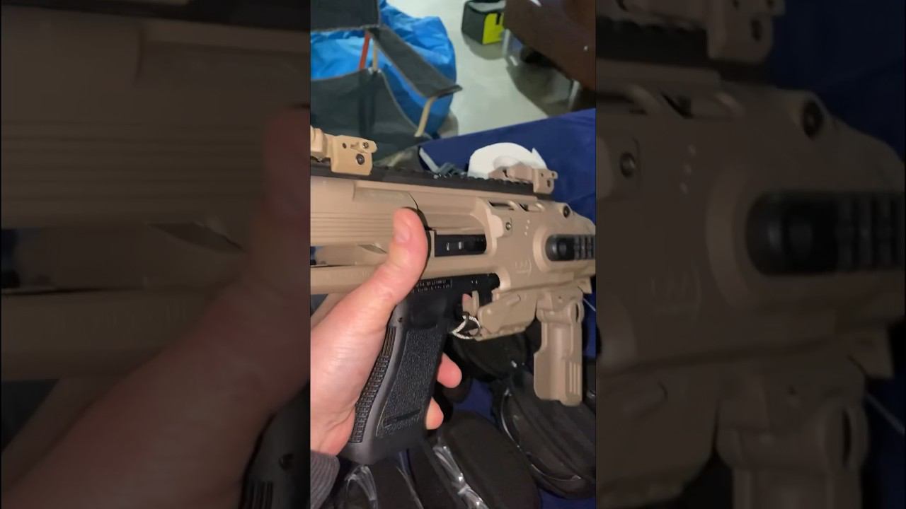 Пистолет GLOCK превращается в пистолет-пулемет смотреть онлайн