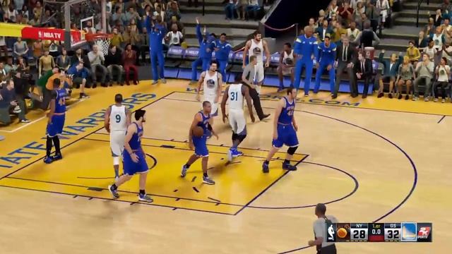 NBA 2K16 Game 67 Warriors @ Knicks 119/98 Oracle Arena , California смотреть онлайн