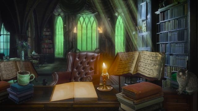 Slytherin ? Study Session ? ASMR Hogwarts ⚡ Harry Potter Inspired Ambience ?? Soundscape