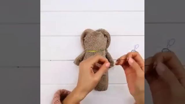 Мишка из полотенца))) смотреть онлайн