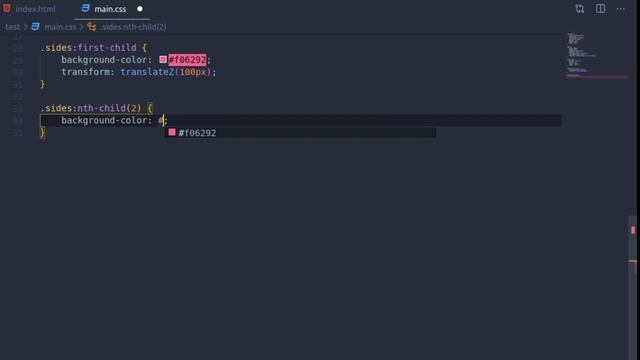 How to make a 3D Cube using HTML & CSS смотреть онлайн