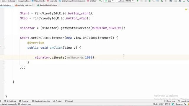 How to vibrate Android device || Android studio tutorial смотреть онлайн