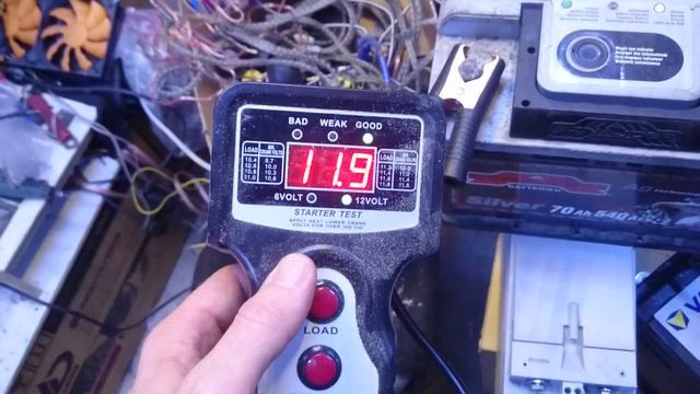 999CCA / 125A Load test: Znajder Silver 70Ah 540A (used) смотреть онлайн
