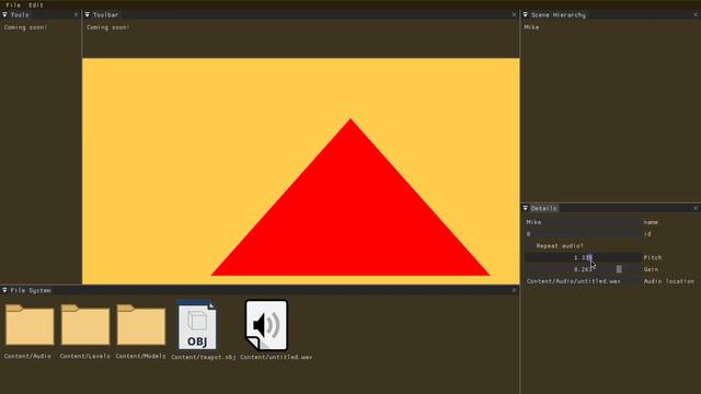 Untitled Vulkan Game Engine showcase 5: Filesystem, 2D audio and Editor update смотреть онлайн