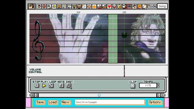 Sono Chi no Sadame (JoJo Part 1 OP) - Super Mario Paint смотреть онлайн
