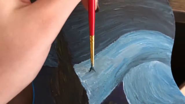 MAKING MY UKULELE VAN GOGH-ish | DIY // painted by Princess Marlboro смотреть онлайн