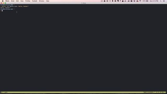 Docker Hello World смотреть онлайн