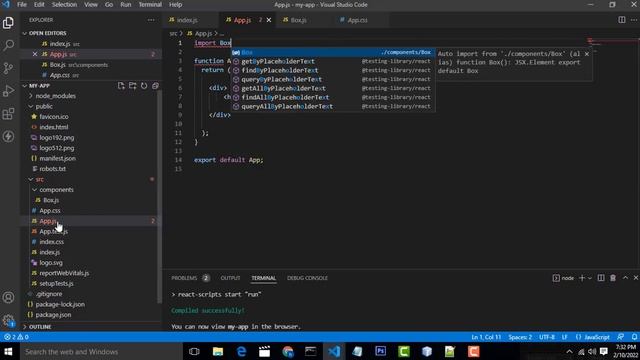 Create a Component in React js смотреть онлайн