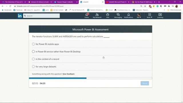 Passing LinkedIn's Microsoft Power BI Assessment смотреть онлайн