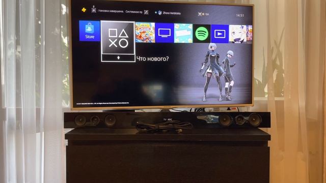 PS4 Slim. Демонстрация для продажи
