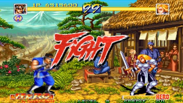 World Heroes Perfect (World) (Arcade) - (Longplay - Hanzo Hattori Masanari | Level 8 Difficulty) смотреть онлайн