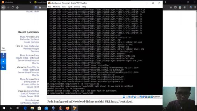 How to install and configure nextcloud on ubuntu server 18 04 virtualbox смотреть онлайн
