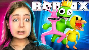 РАДУЖНЫЕ ДРУЗЬЯ - Часть 2 Летсплей в ROBLOX с Ангелишкой Мышкой и Сашей Фишер!