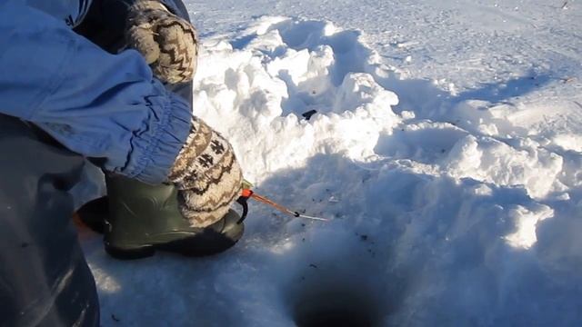 Зимняя рыбалка в Космакова. Попытка № 2. смотреть онлайн