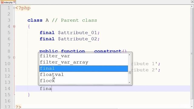 PHP OOP 369 Overriding Class Attributes Part 2 смотреть онлайн