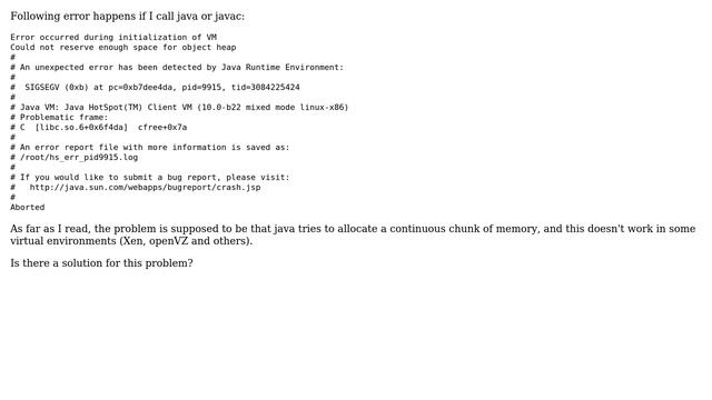 DevOps & SysAdmins: Java (SUN JRE/JDK) won't start on Xen instance (2 Solutions!!) смотреть онлайн