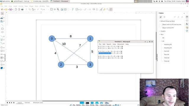 Решение задачи коммивояжера с помощью библиотеки python-tsp смотреть онлайн