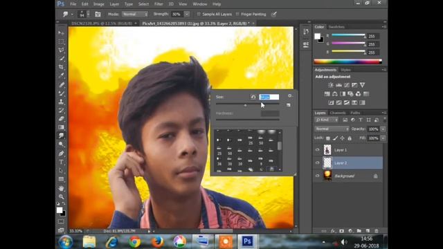 Sitting on clouds editing in Photoshop cs6| and camera raw effect |sahil creation смотреть онлайн
