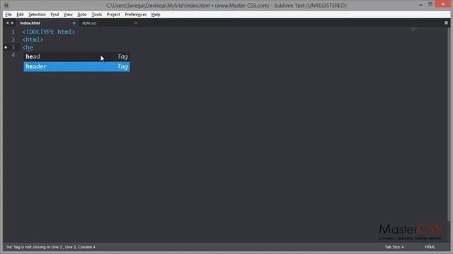 Создание сайта на HTML5 и CSS3 Урок 2 смотреть онлайн