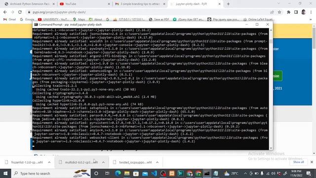 Python Course Lesson 9: How to Install DASH/jupyter- dash. plotly in windows? NO ERROR смотреть онлайн