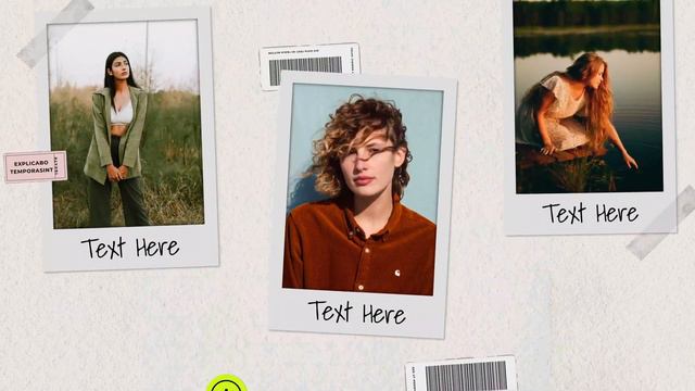 Слайд-шоу "Полароид". Пример. Поздравление, презентация, монтаж видео на заказ. смотреть онлайн