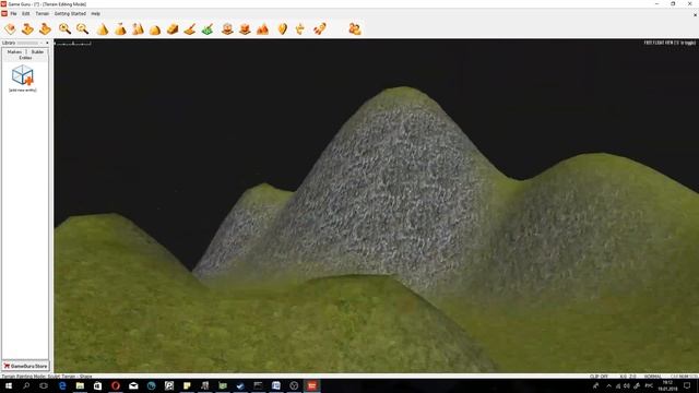 GameGuru - ГЕНЕРАТОР ЛАНДШАФТА - урок 1 (создание игры без навыков программирования) смотреть онлайн