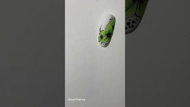 Цветок гель лаками. Дизайн ногтей. #красивыйманикюр #дизайнногтей смотреть онлайн