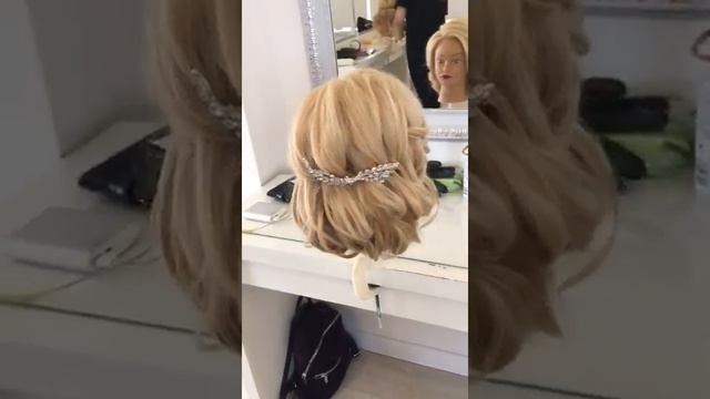 Причёска в технике " Кирпичики" салон красоты Альфа Спа город Актобе смотреть онлайн