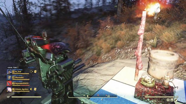 Fallout 76: New Enclave Missile Turret skin demo смотреть онлайн