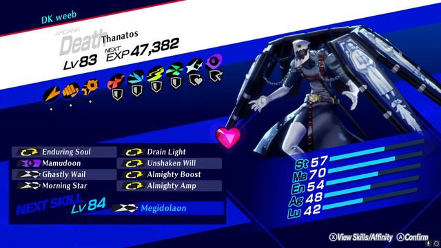Morning Star Thanatos | Persona 3 Reload (Persona Build)