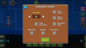 Как сделать счётчик в Geometry dash 2.2