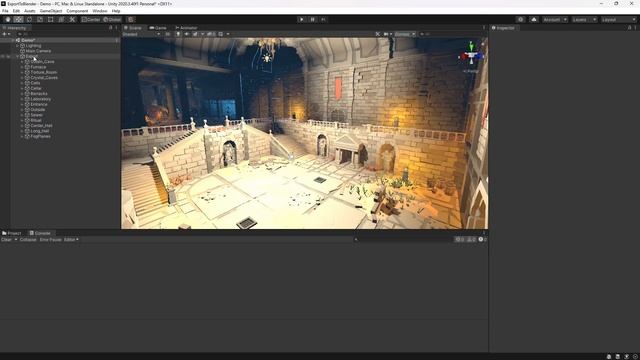 How to export a Unity level to Blender (Tutorial) by #SyntyStudios смотреть онлайн