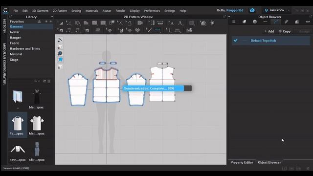 Clo3D Winter jacket....Learn Clo3D with life Horse sence.. смотреть онлайн