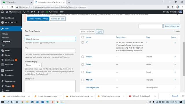 What is slug in WordPress | Why Create Category in WordPress || How create sub Category in WordPres смотреть онлайн