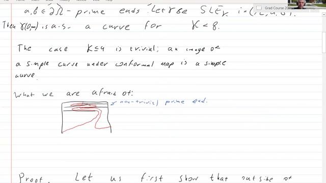 Advanced Course I: Schramm Loewner Evolution and Lattice Models Lecture 10: Part 2 смотреть онлайн
