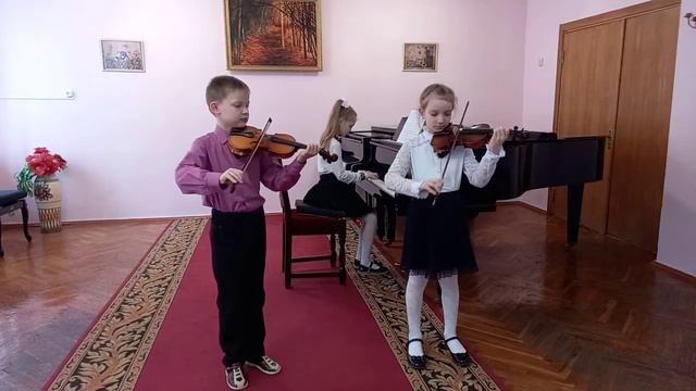 Камерный ансамбль. И.С. Бах. Менуэт G-dur смотреть онлайн