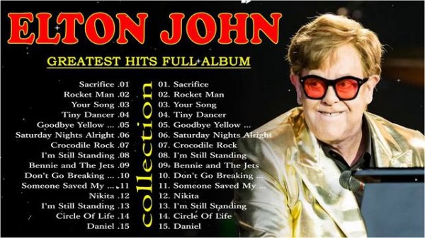 Elton John Greatest Hits Full Album 2024 📀The Best of Elton John 📀  Soft Rock Best Vol.10